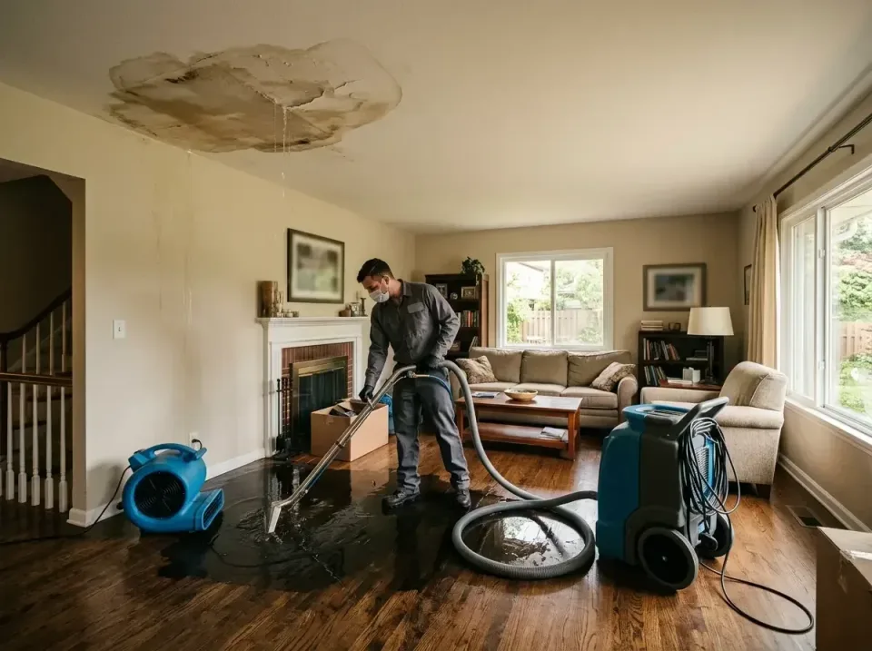 attic-pipe-burst-ceiling-drip-008 — frequently asked questions, Water Damage Restoration & Carpet Care in Carleton, MI